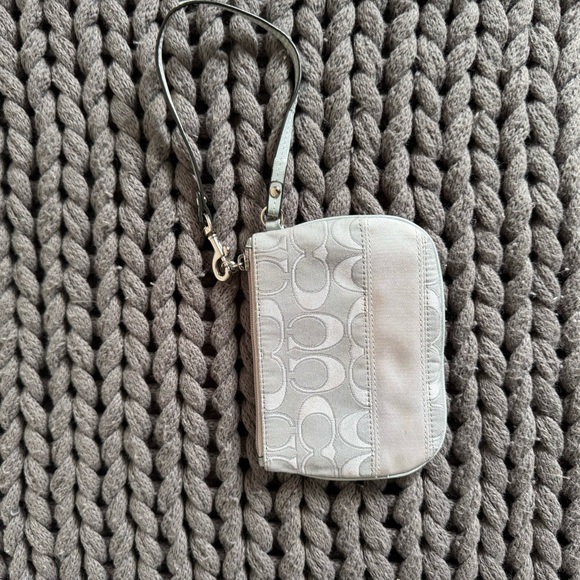 Coach Gray Wristlet - Picture 4 of 6